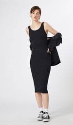 Askılı Basic Maxi Elbise